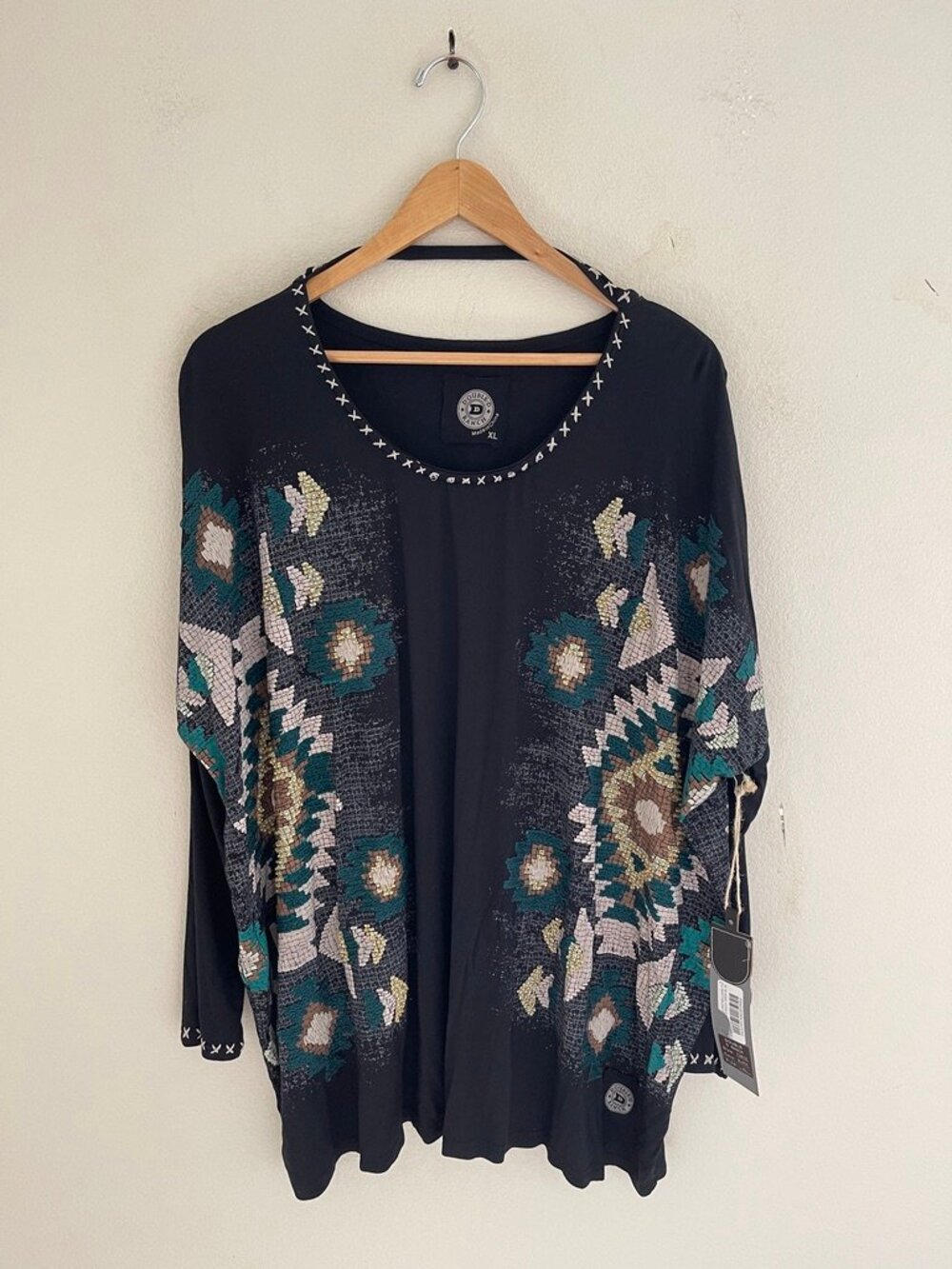 DOUBLE D RANCH "KIVA" LADDER Tunic from DDR's Fall 2017 Catalog: Size XL: NWT! - Picture 2 of 11